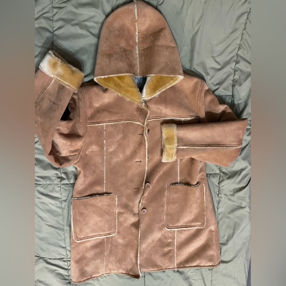 Carmel Faux Seude Coat